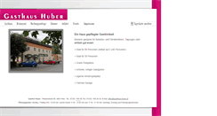 Desktop Screenshot of gasthaus-huber.at